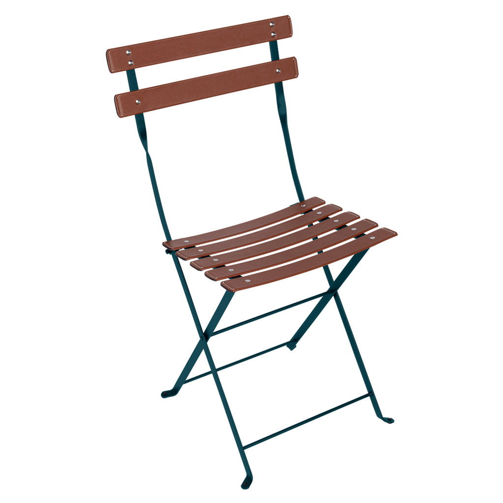 Bistro Leather Chair - Sea Green Designs