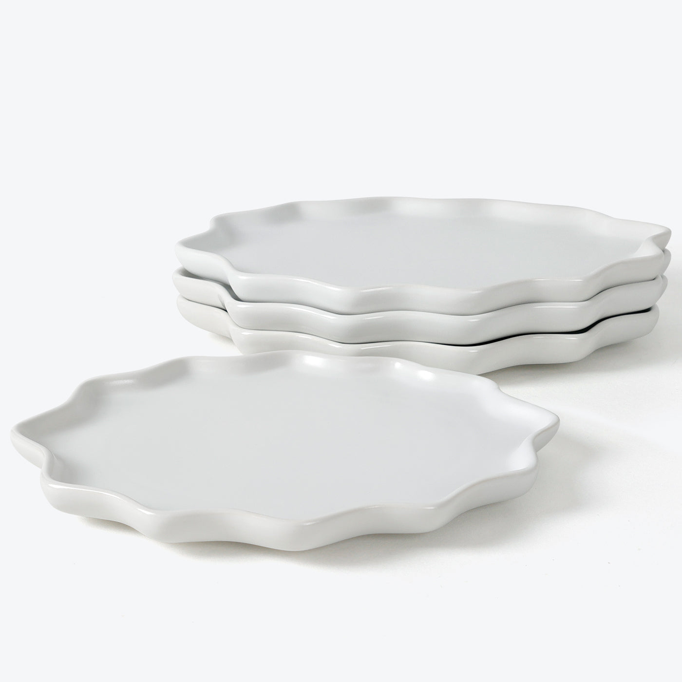 Forest Star Dinner Plate Recycled Ceramic Eco-Clay, Set of 4 - Sea Green Designs