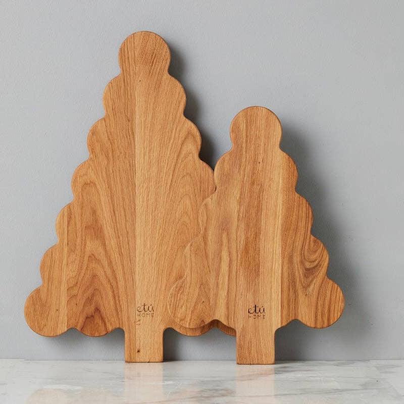 Scalloped Tree Cutting Board, Small - Sea Green Designs
