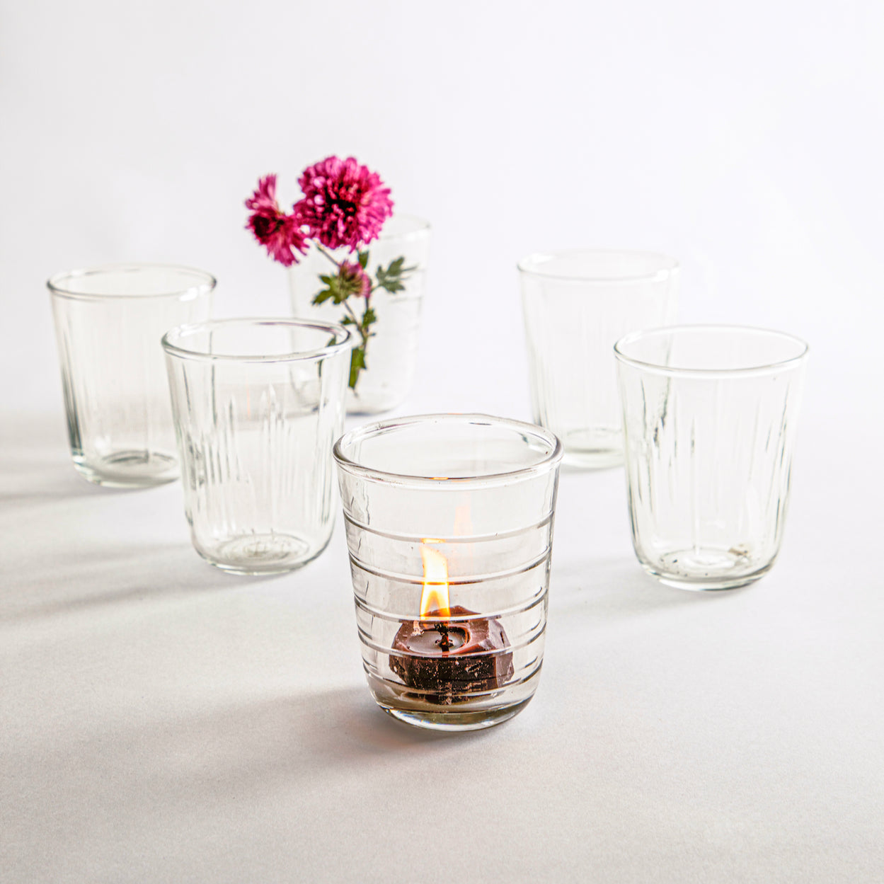Hudson Short Glasses, Set of 6 - Sea Green Designs
