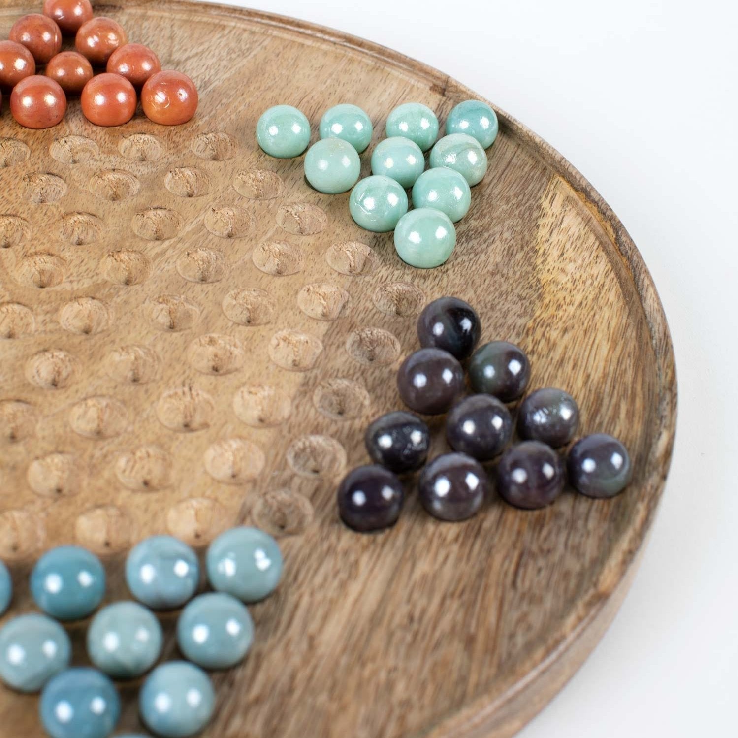 Star Checkers Game - Sea Green Designs
