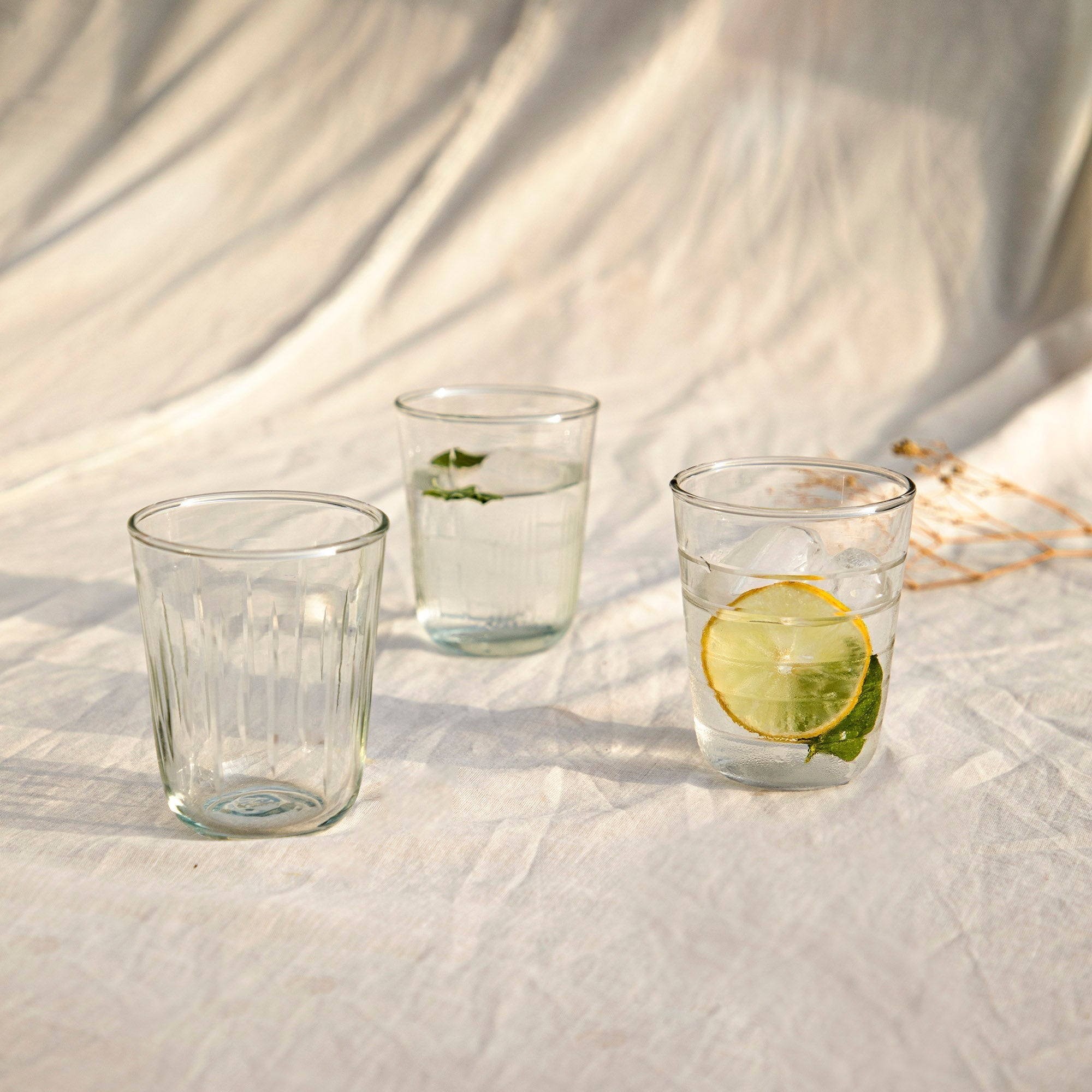 Hudson Short Glasses, Set of 6 - Sea Green Designs