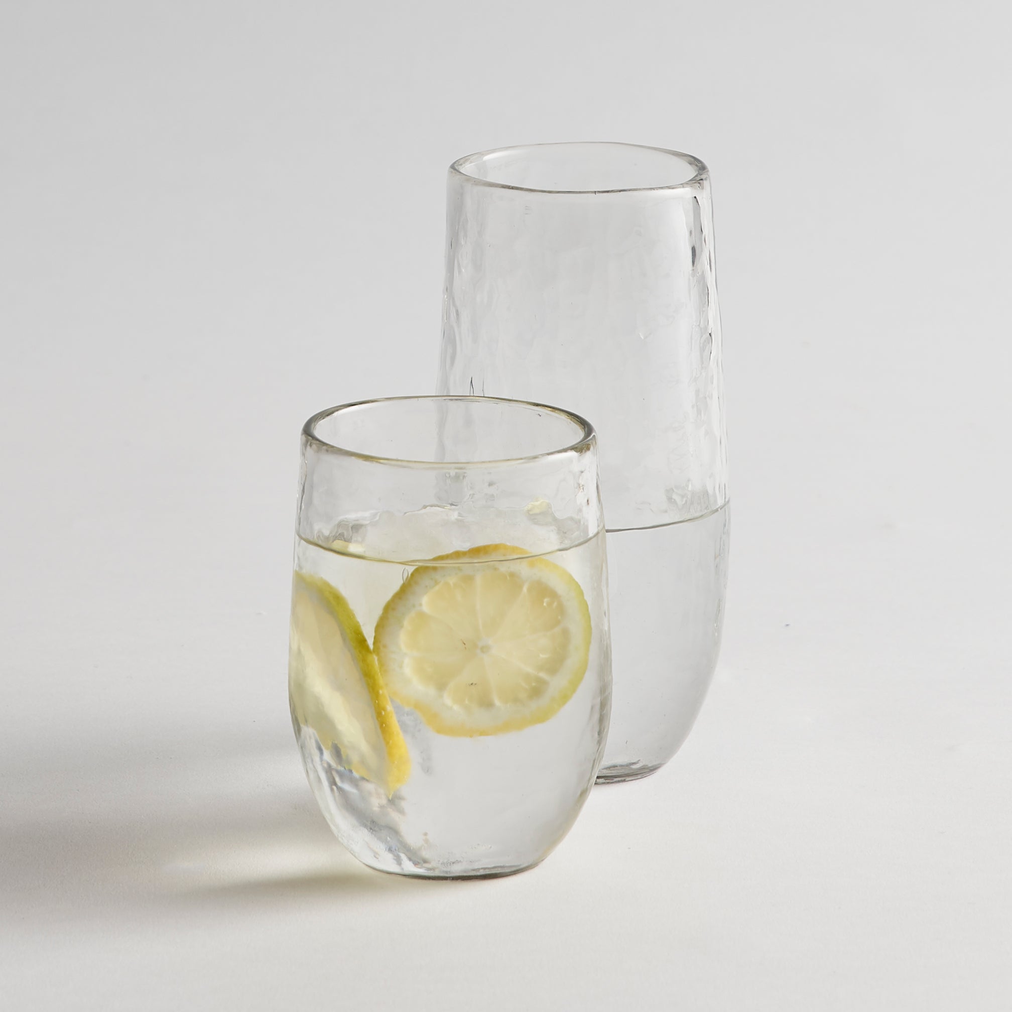 Pebbled Medium Glasses, Set of 4 - Sea GReen Designs