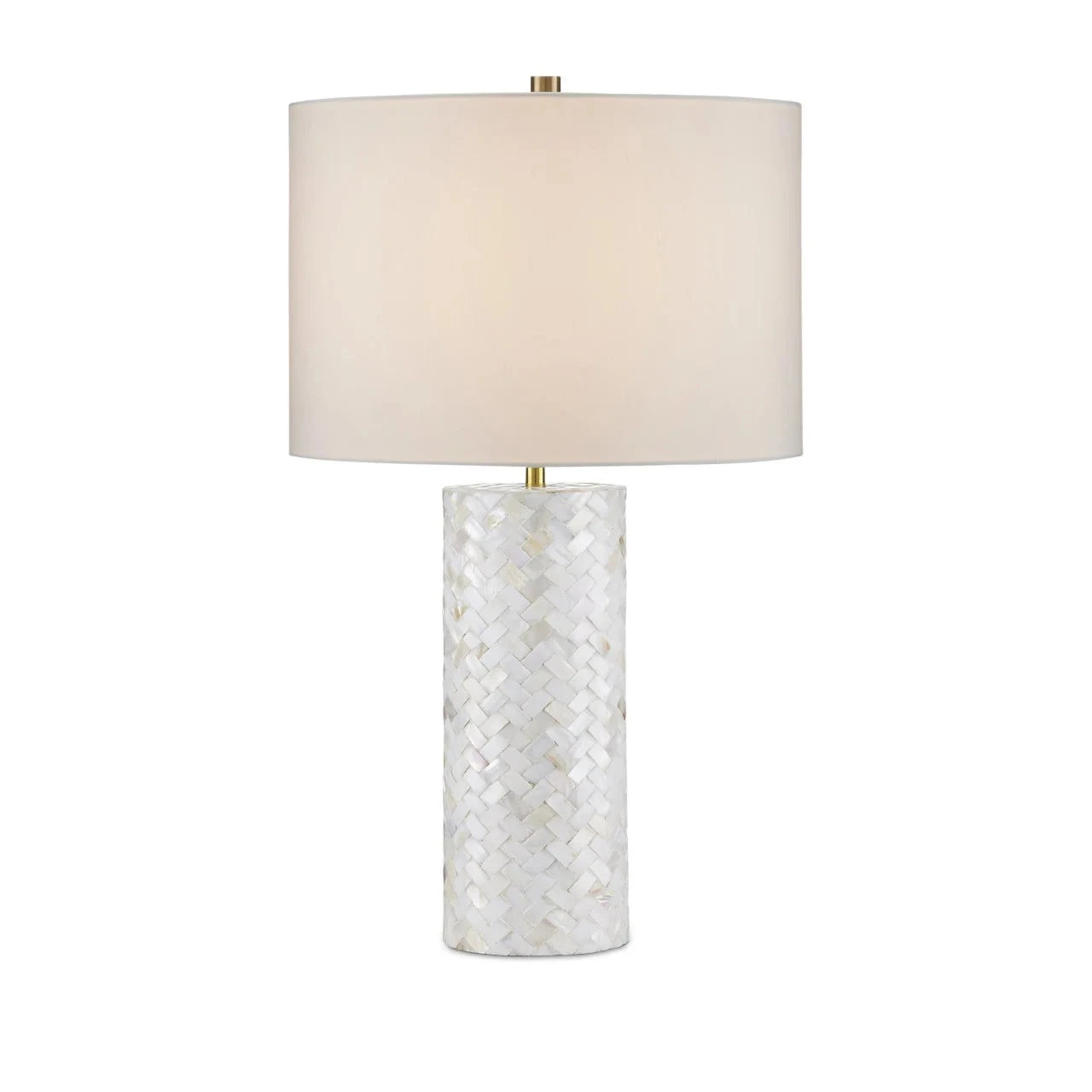 Meraki Mother of Pearl Table Lamp - Sea Green Designs