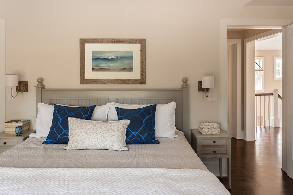 Bridgehampton Eclectic Coastal Home Guest Room