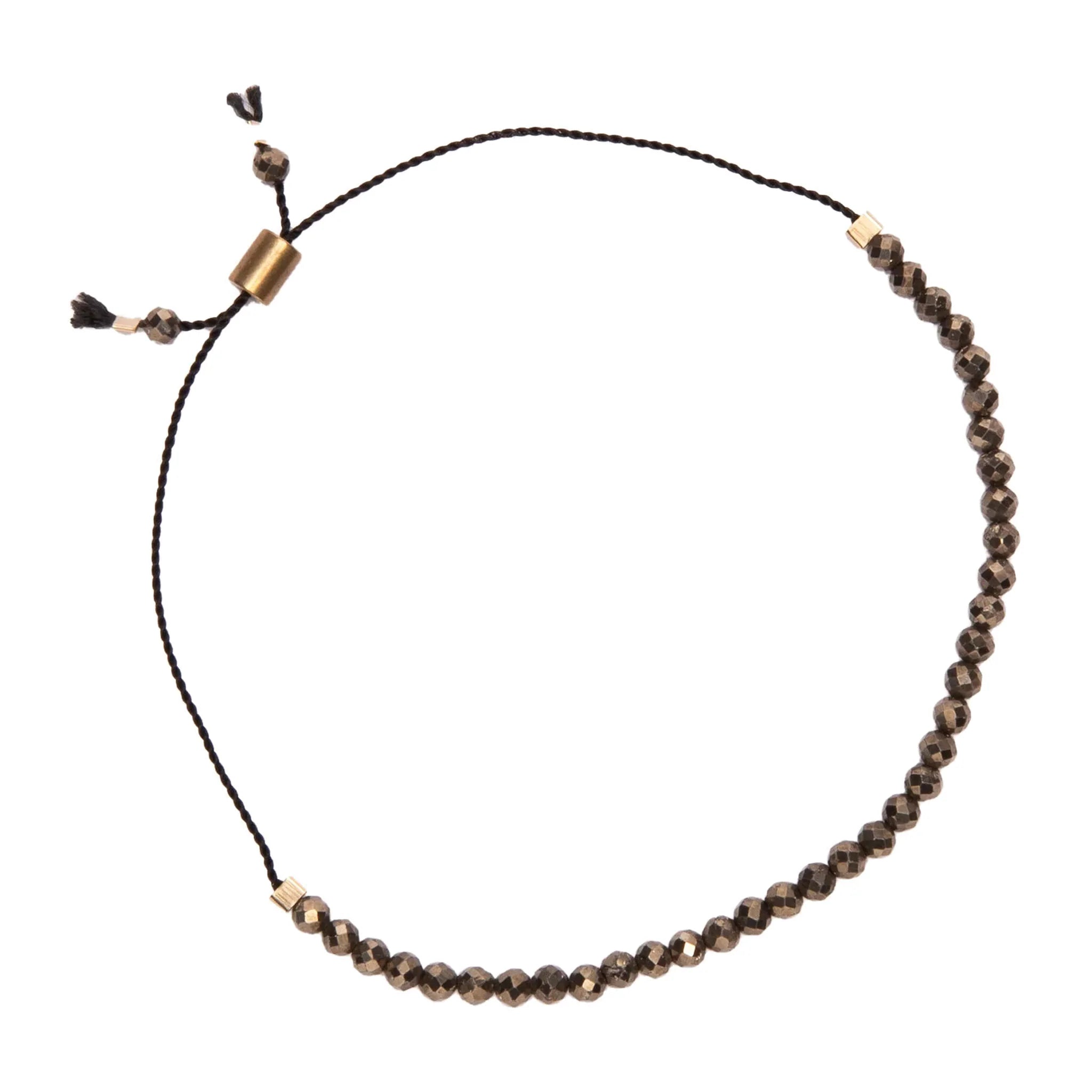 Pyrite Bracelet - Sea Green Designs