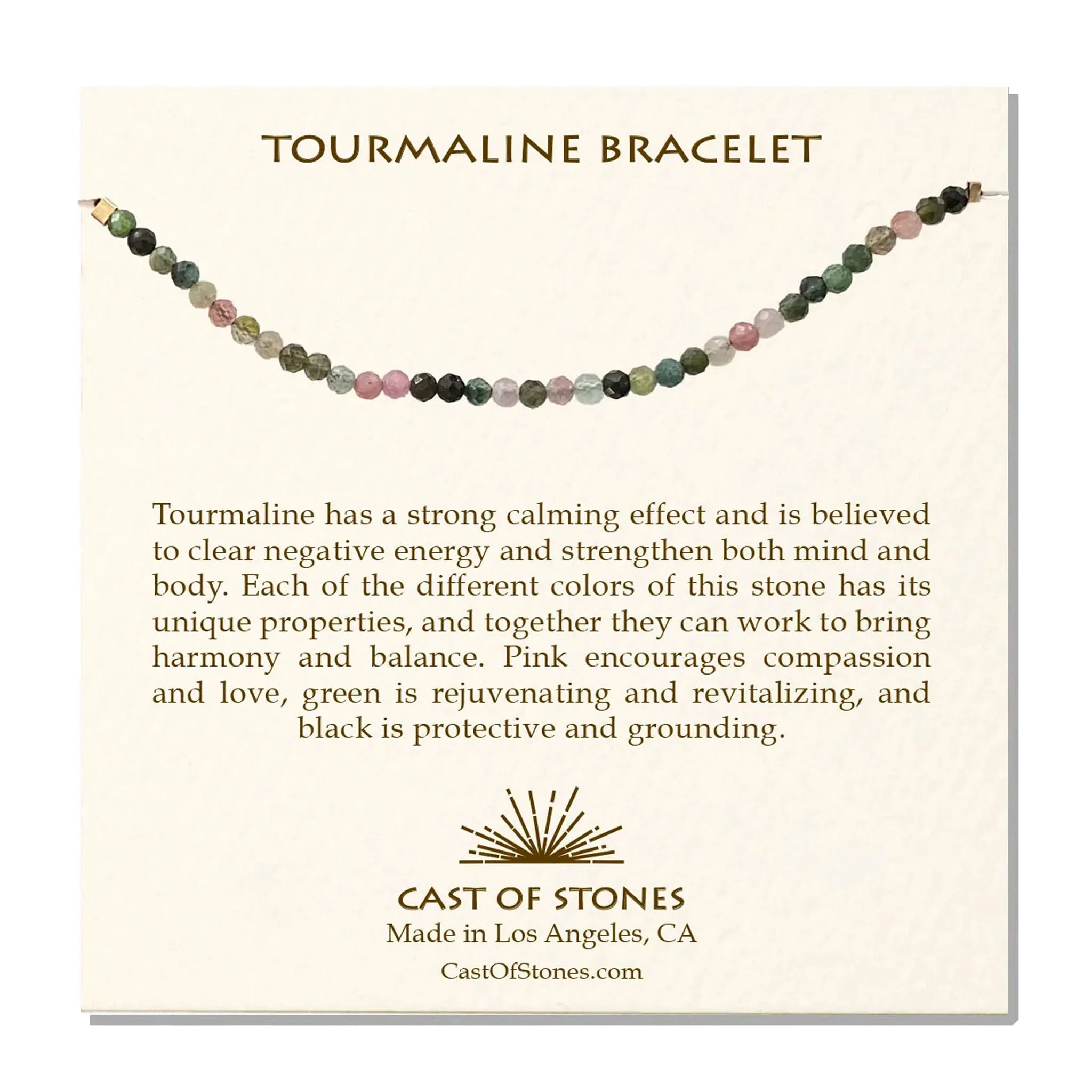 Tourmaline Bracelet - Sea Green Designs