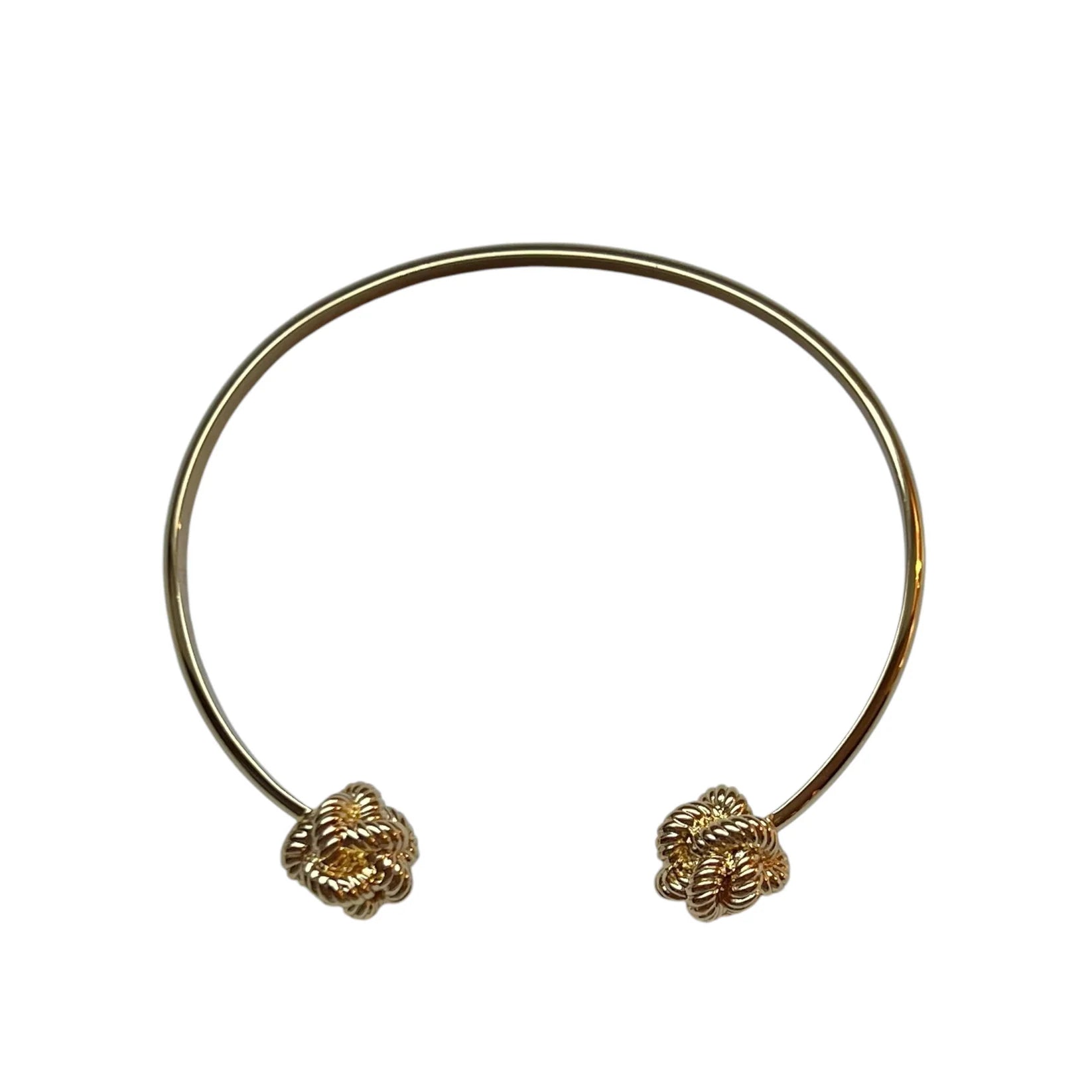 Double Divinity Knot Bangle - Sea Green Designs