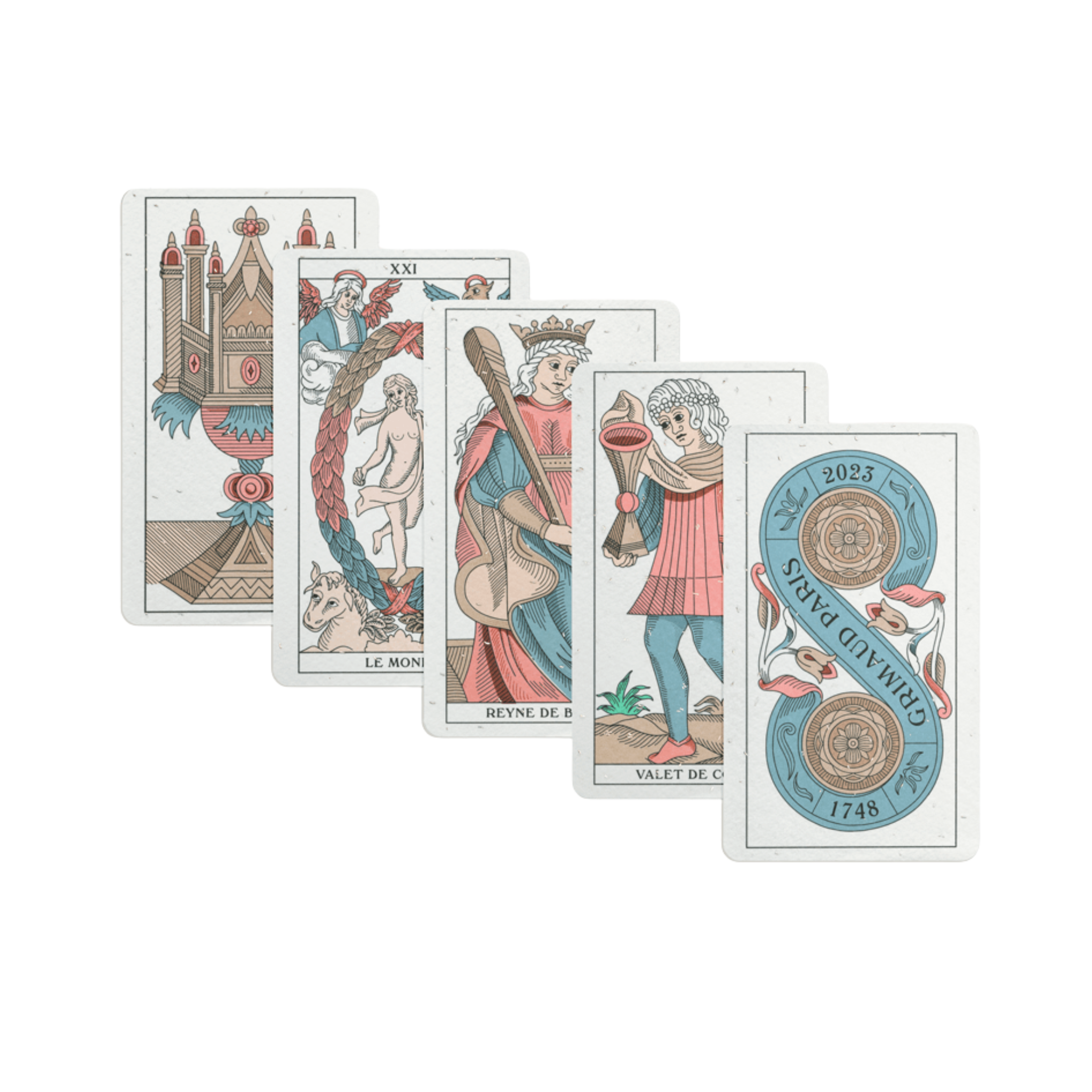 Gimaud N°400 : New Edition of the Old Tarot de Marseille - Sea Green Designs4