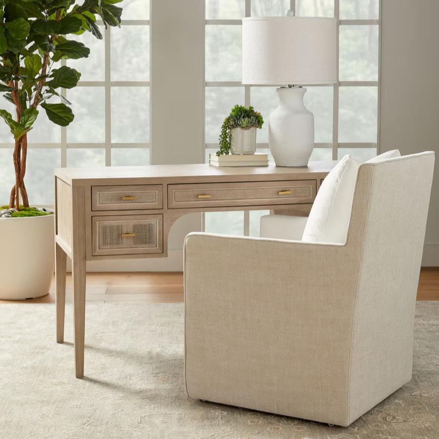 Harmony Arm Chair With Casters - Sea Green Designs