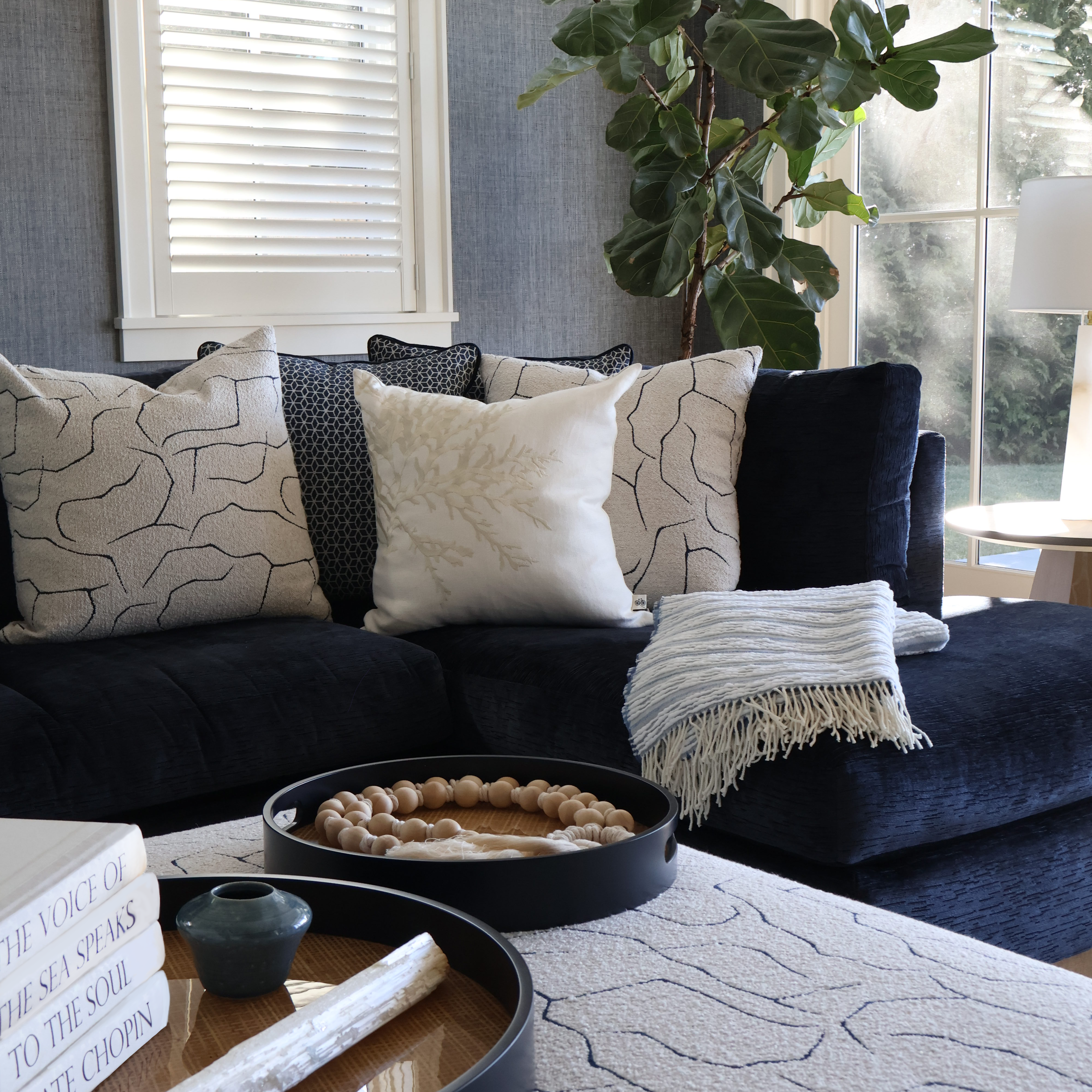 Brayden Ottoman - Sea Green Designs