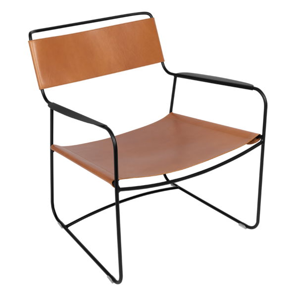 Leather Low Armchair Surprising - Sea Green Designs