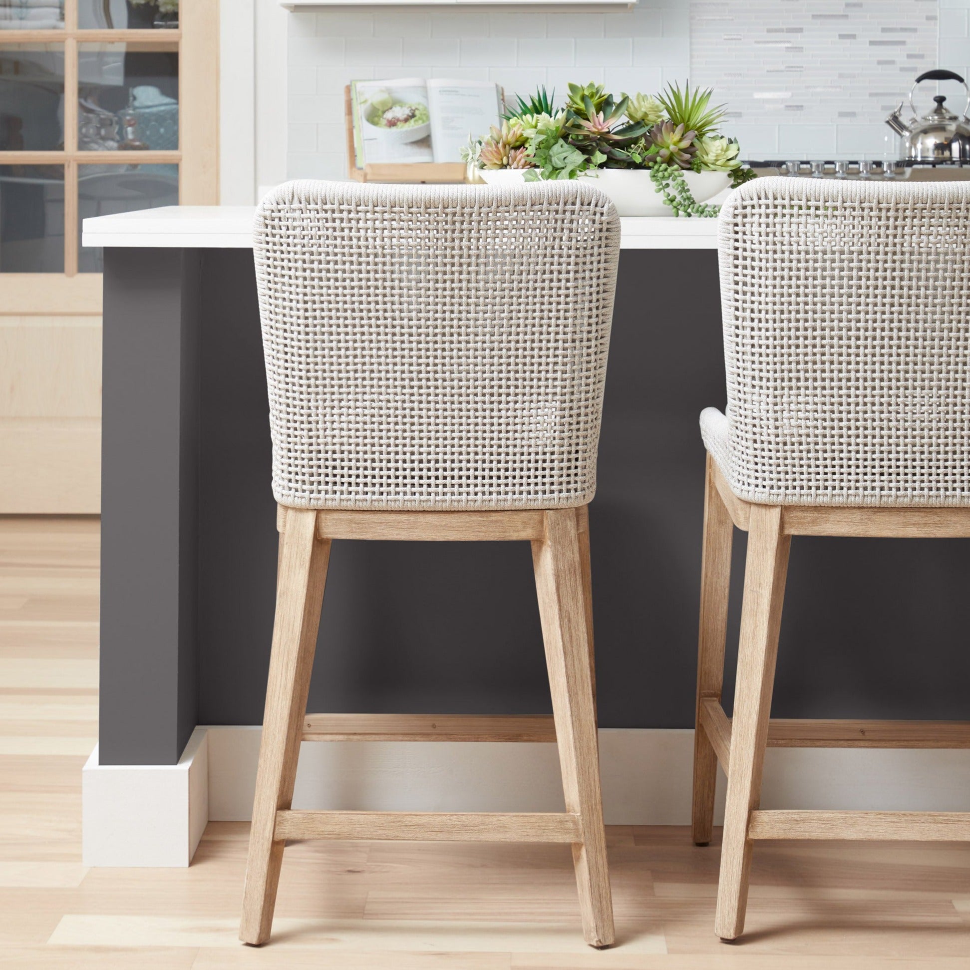 Mesh Counter Stool - sea green designs