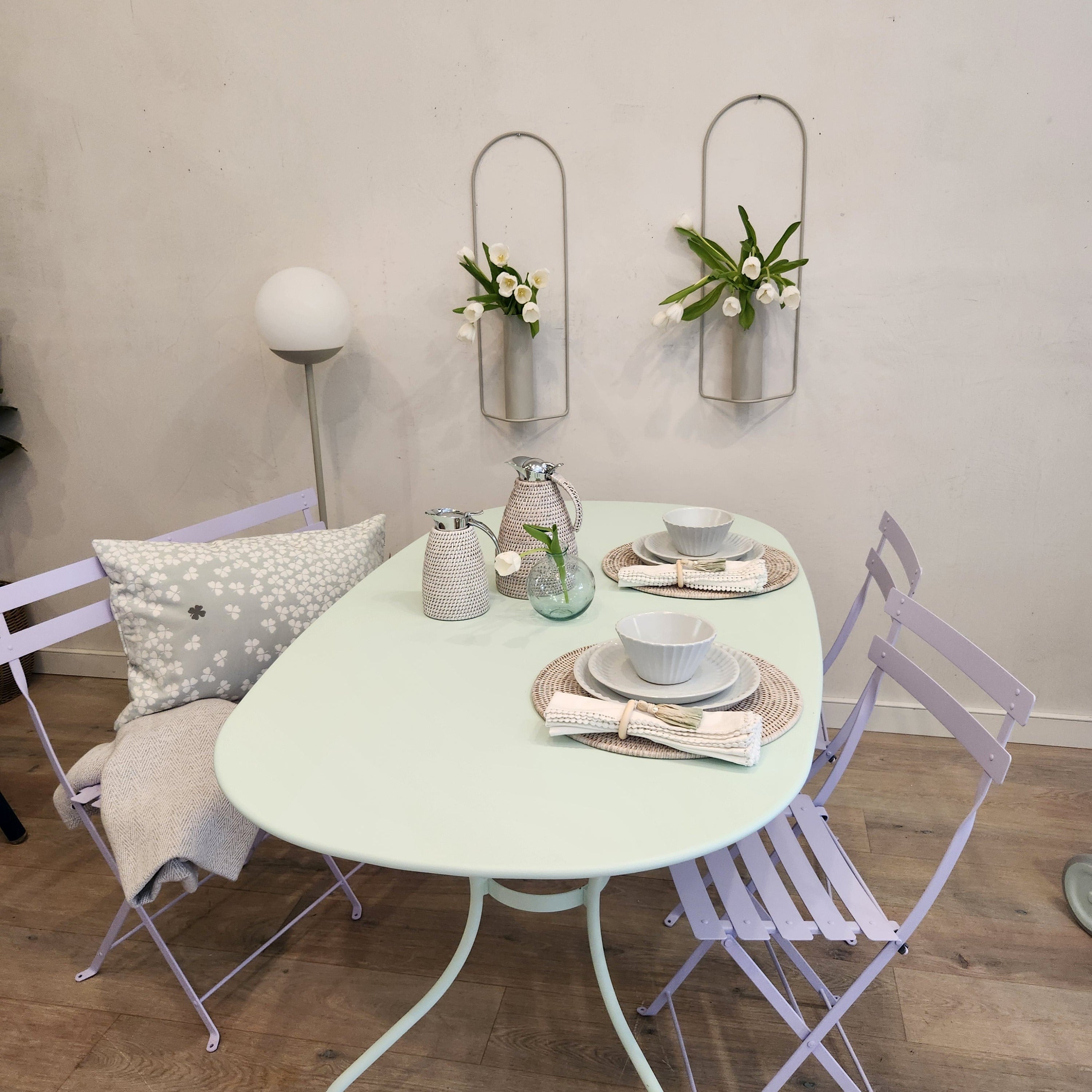 Opera Oval Table - Sea Green Designs