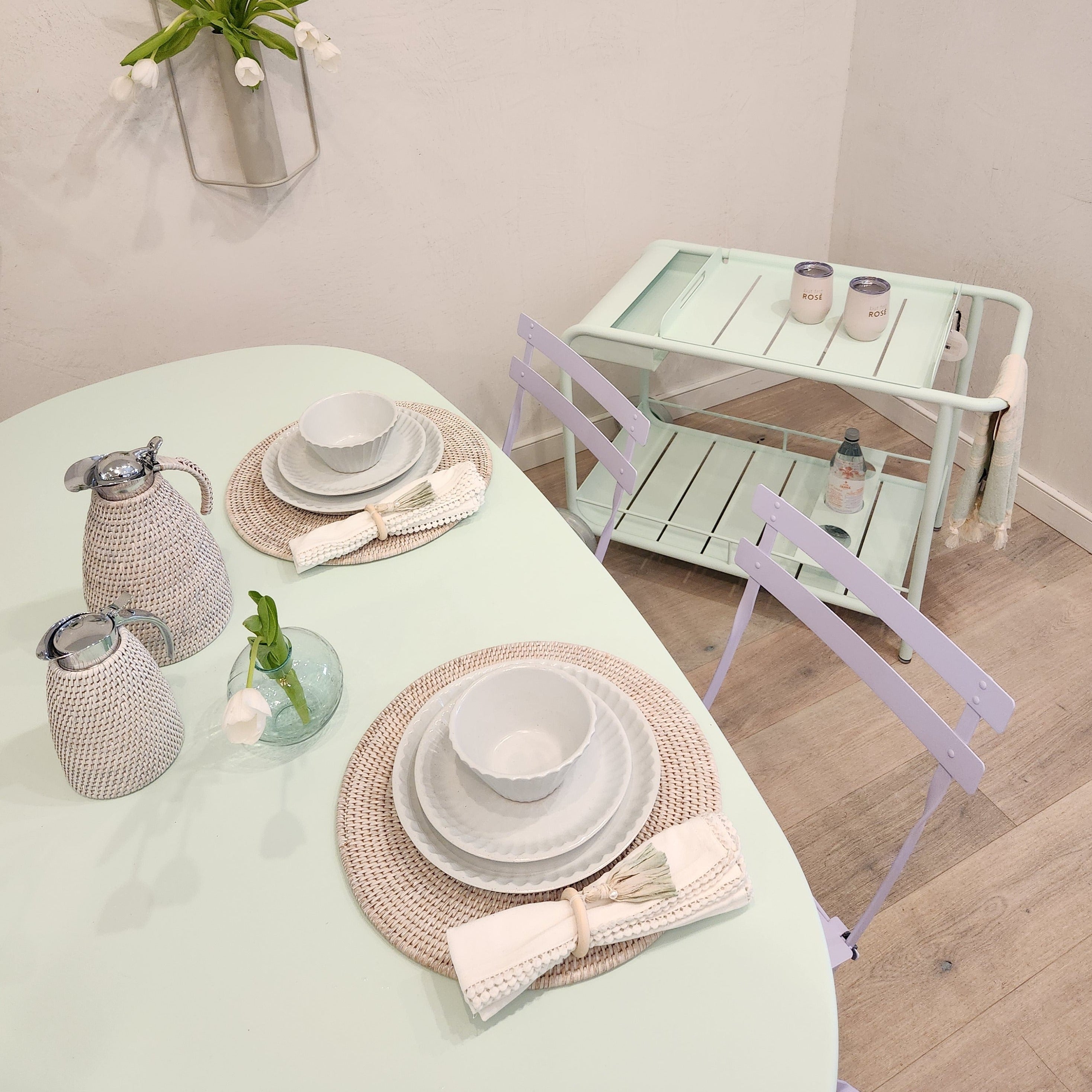 Opera Oval Table - Sea Green Designs