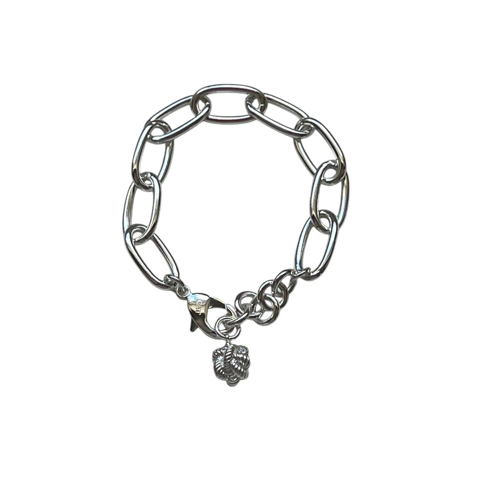 Chunky Divinity Knot Bracelet in Gold - Sea Green Designs