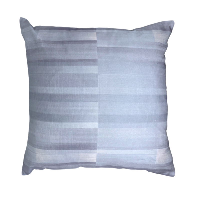 Coastal Print Linen Pillow - SGD