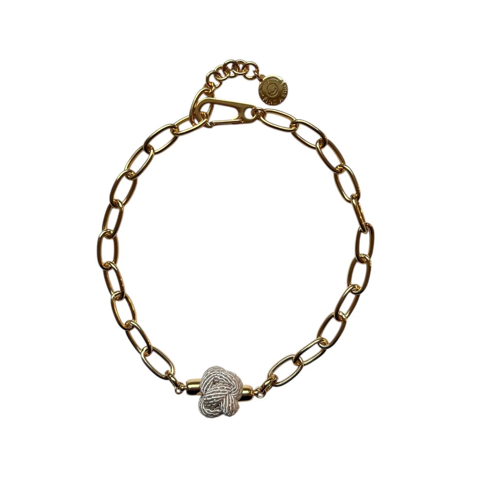 Switcheroo Divinity Knot Necklace, Silk - Sea Green Designs