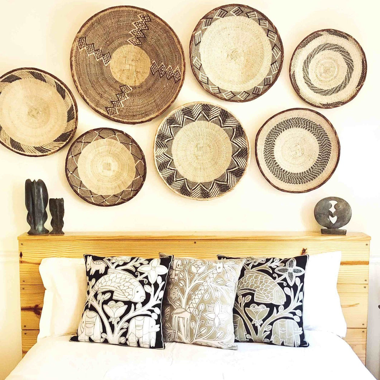 Medium Tonga Basket - Sea Green Designs