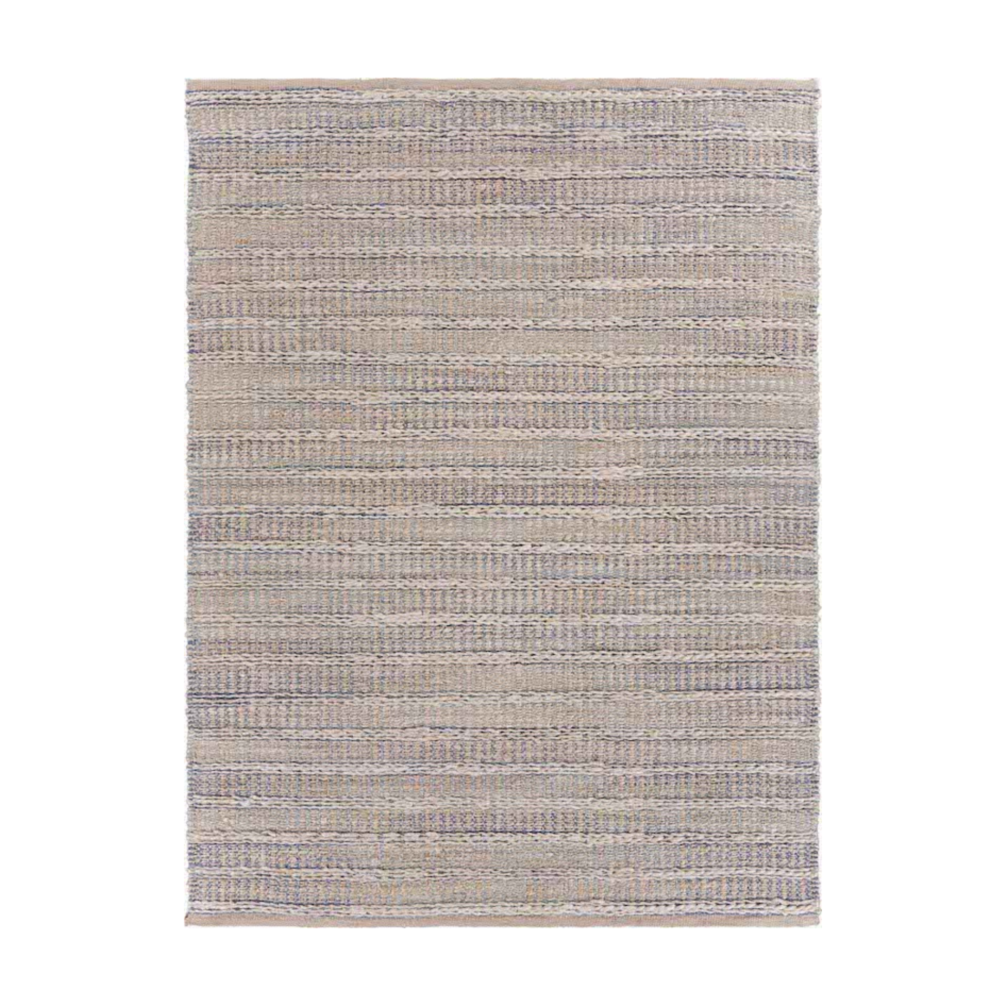 Bleached Hand-Loomed Rug in Illusion Blue/Infinity - Sea Green Designs