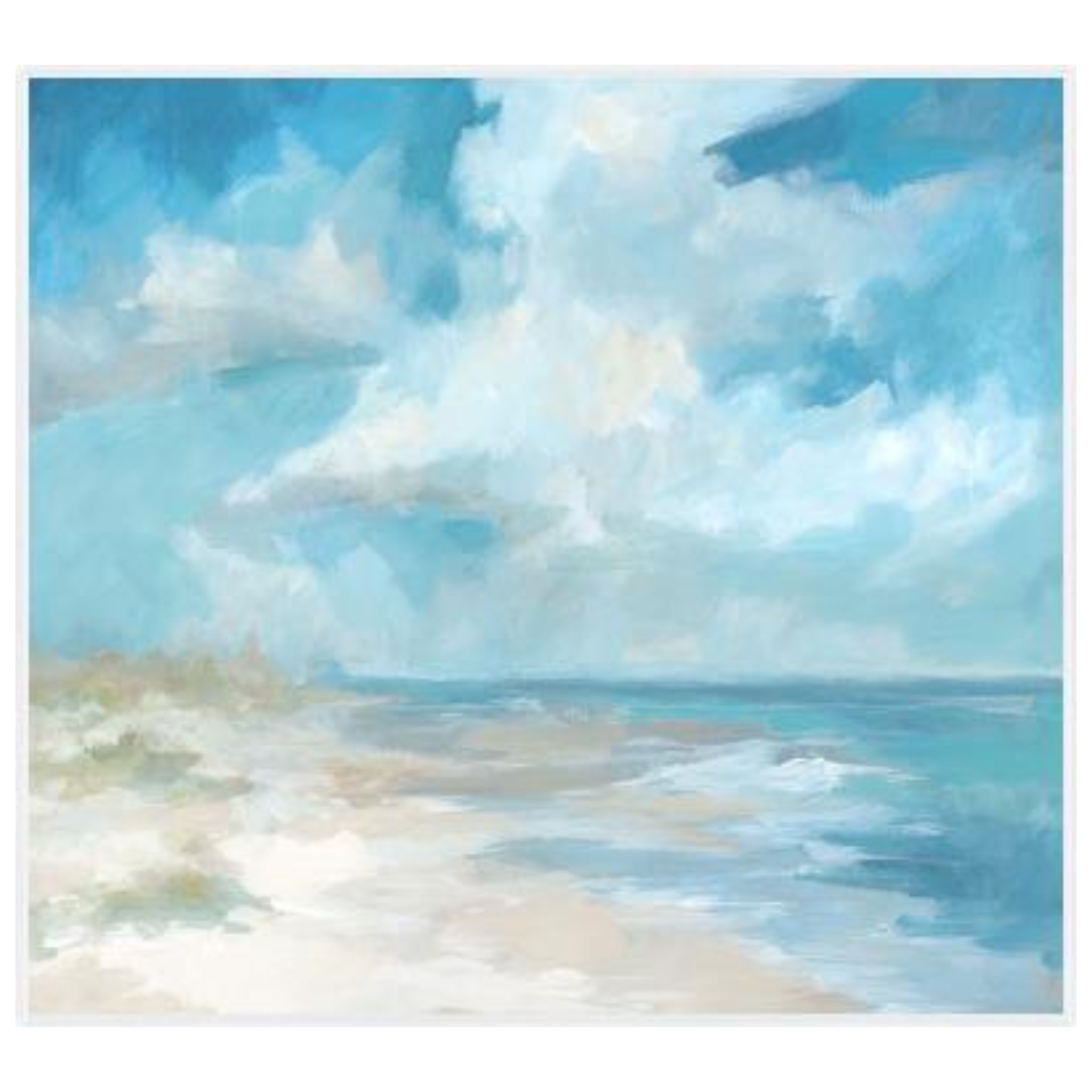 Sandy Beach Art - Sea Green Designs