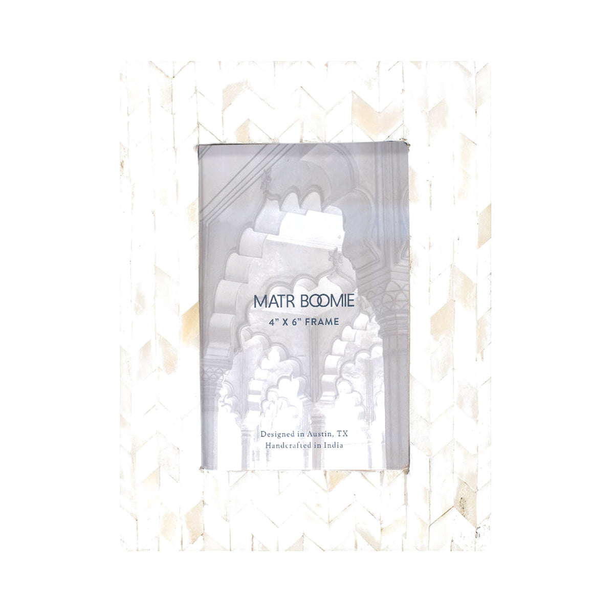 Artemis 4x6 Picture Frame, Hand Carved Bone