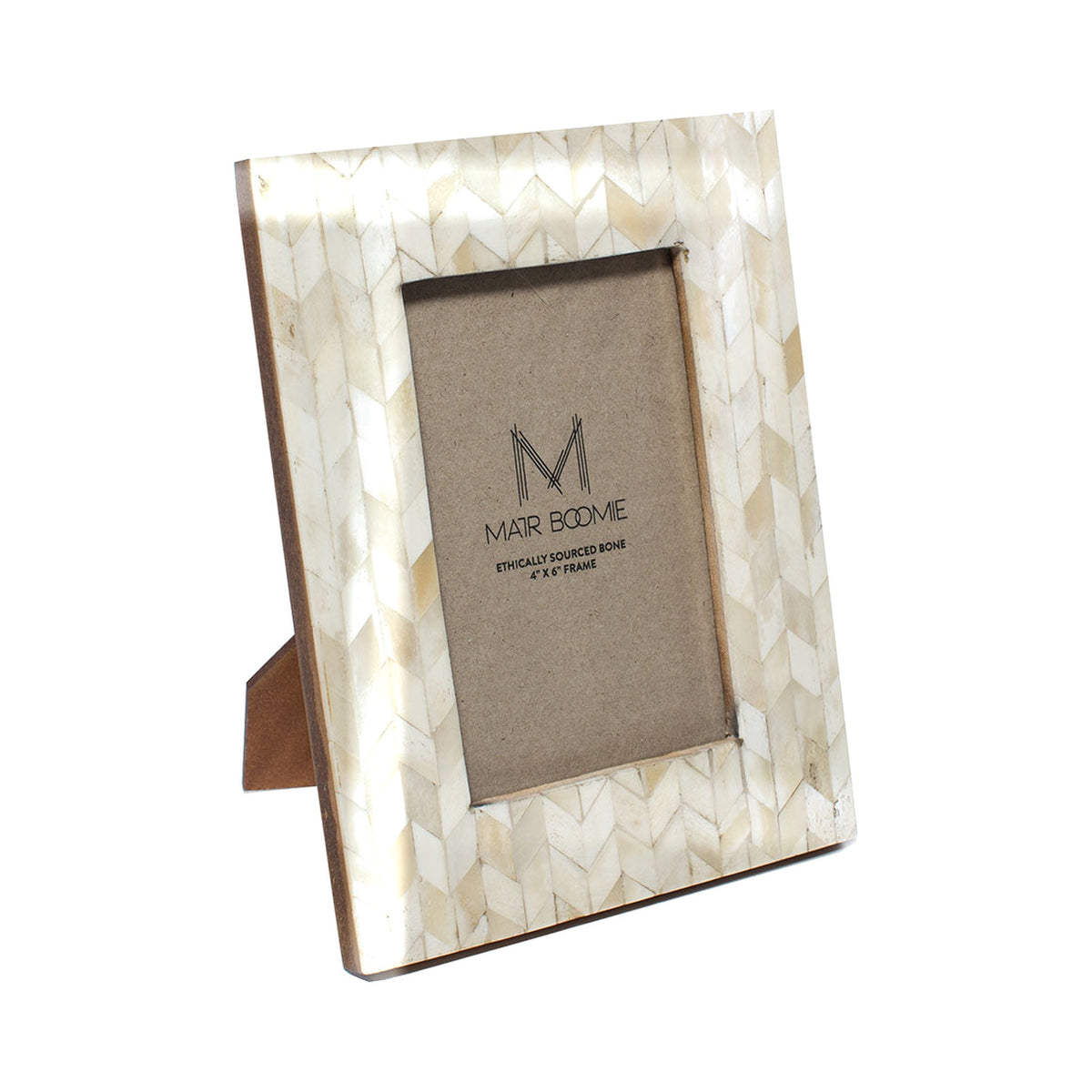 Artemis 4x6 Picture Frame, Hand Carved Bone