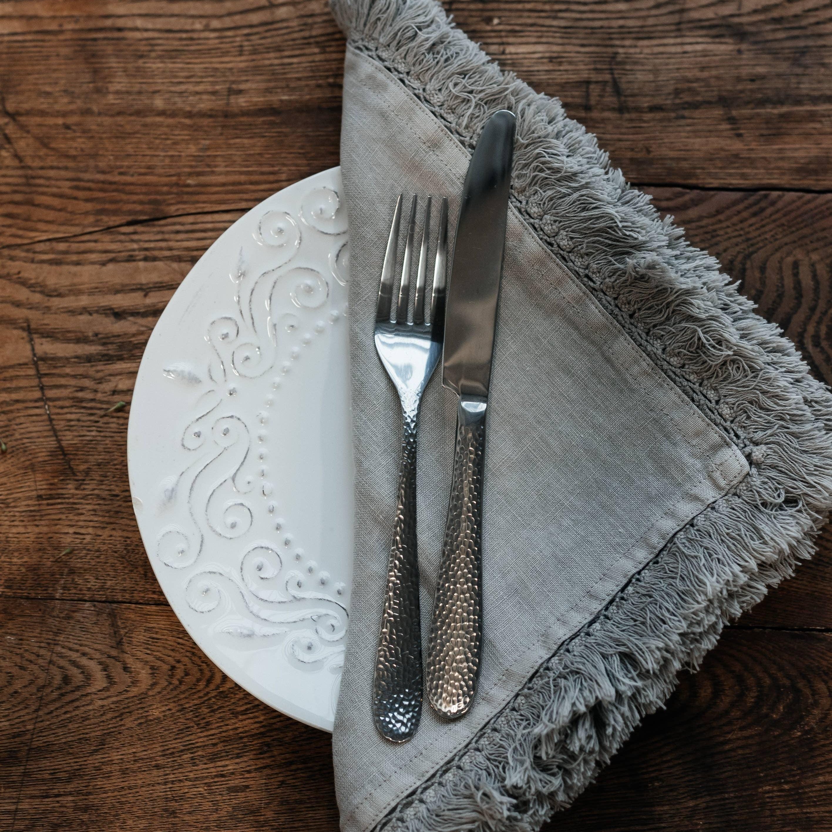 Artisan Linen Napkin (Set of 4) - Sea Green Designs