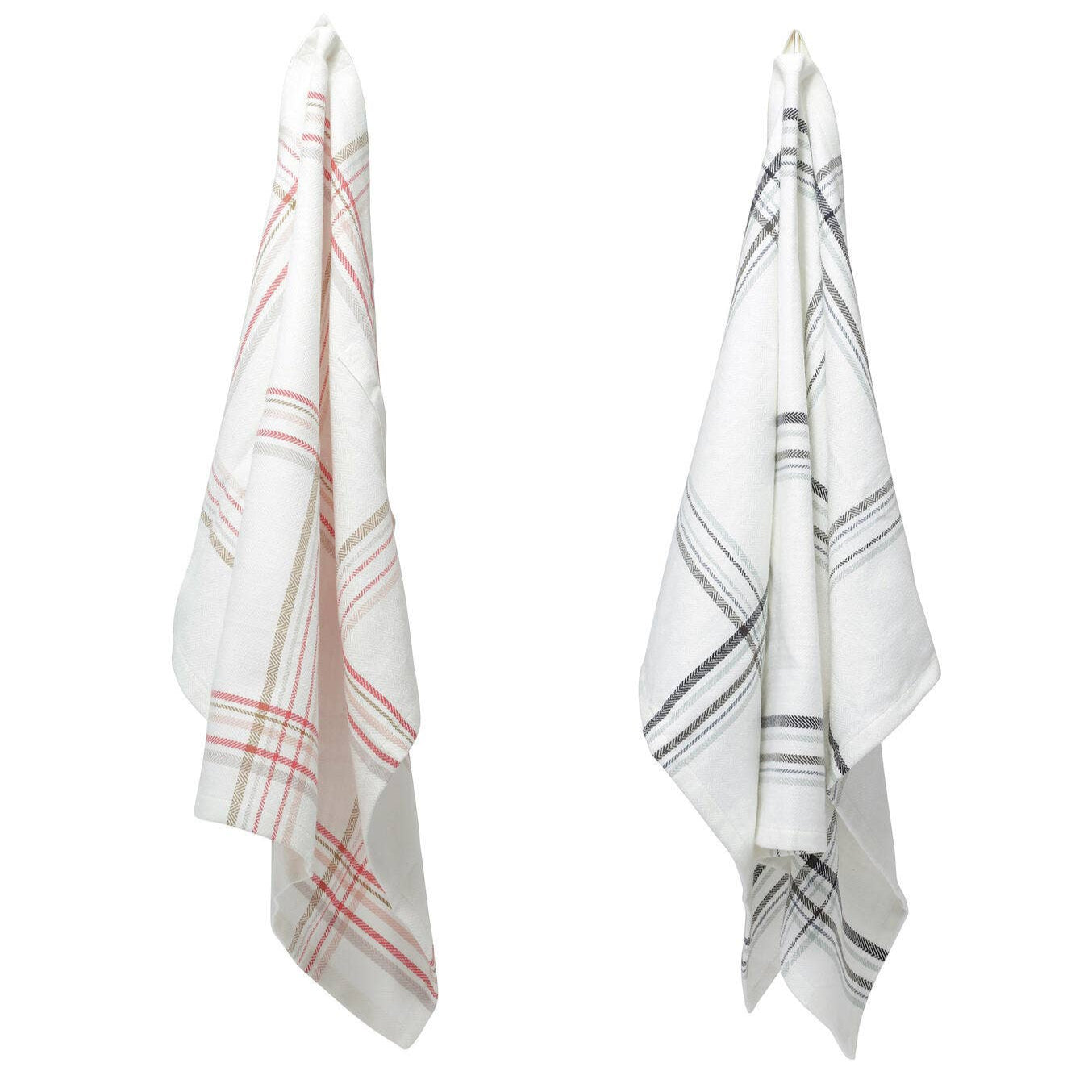 Kitchen Towel in Ocean Check - Sea Green Designs
