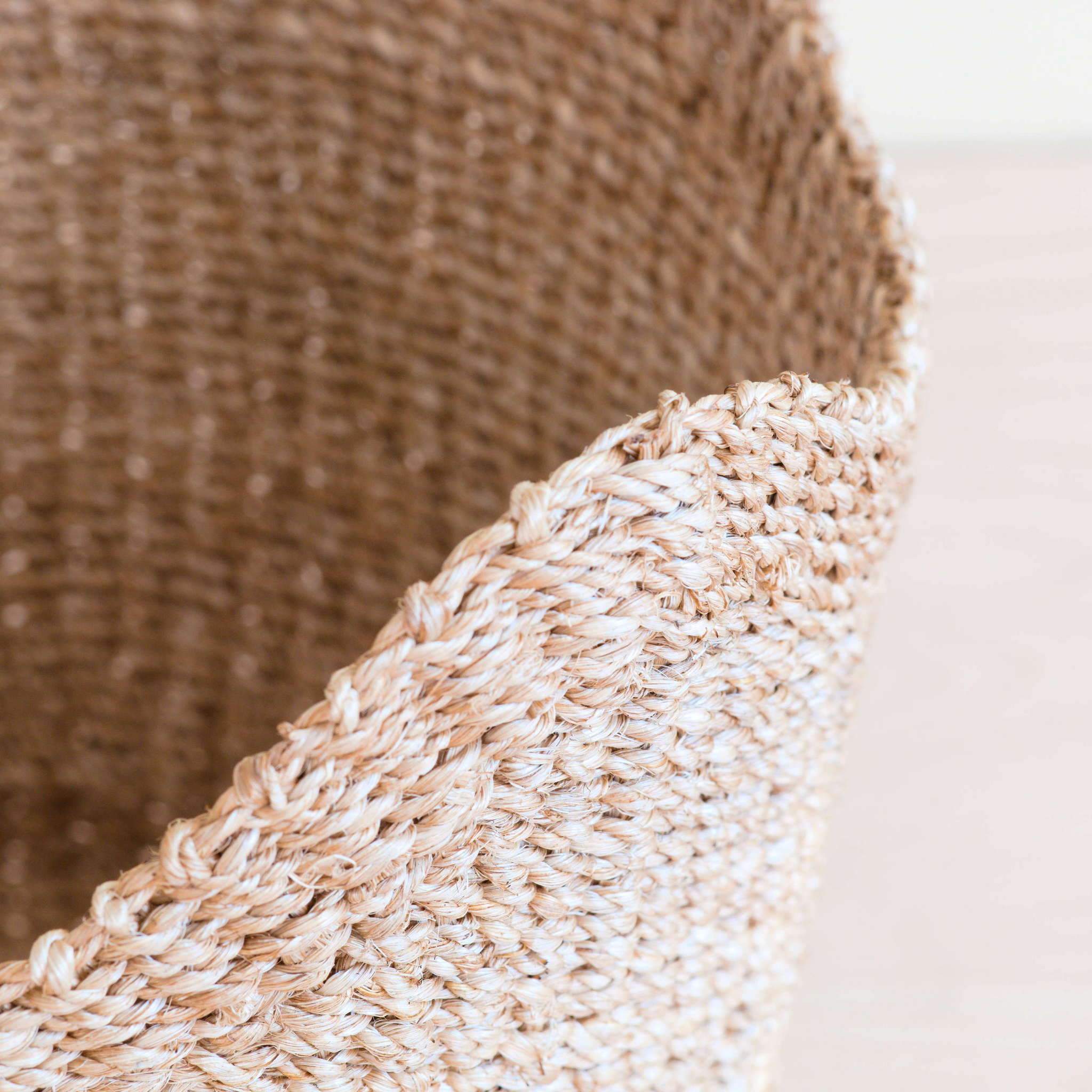 Natural Scallop Basket - Sea Green Designs
