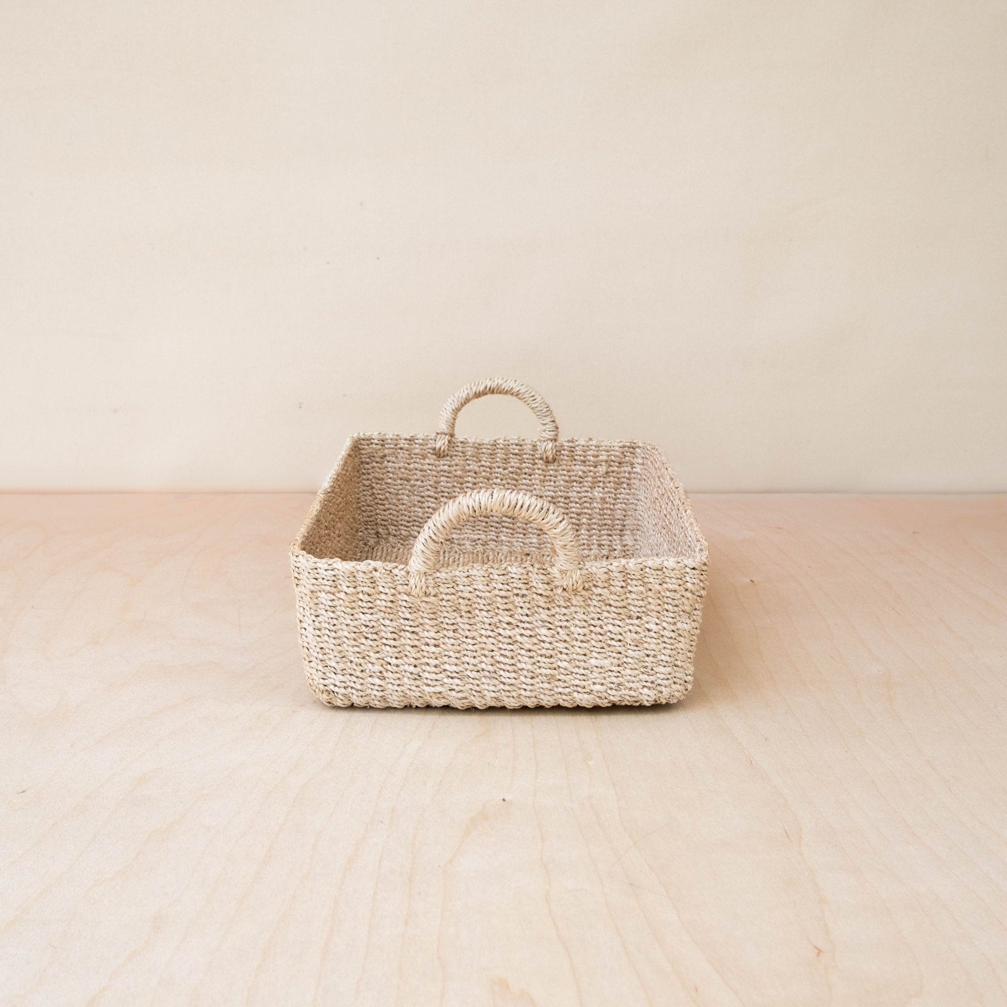 Woven Rectangle Tray - Sea Green Designs
