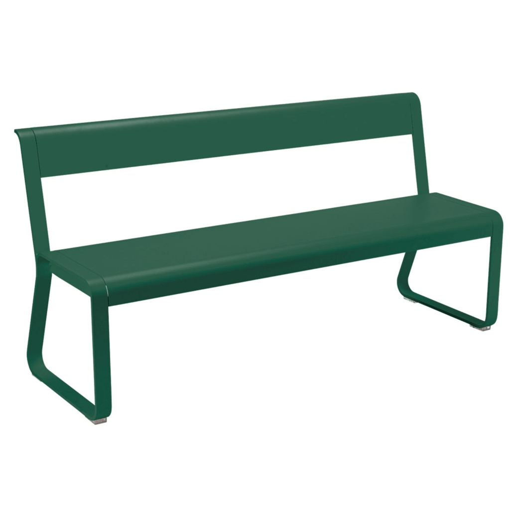 Bellevie Bench with Backrest - Sea Green Designs