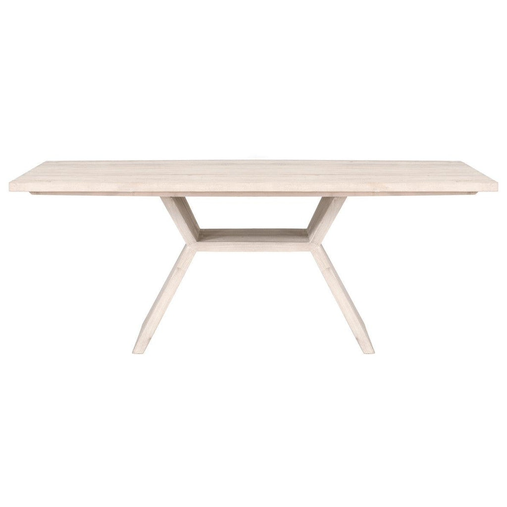 Bridge Dining Table in White Wash Pine - Sea Green Designs