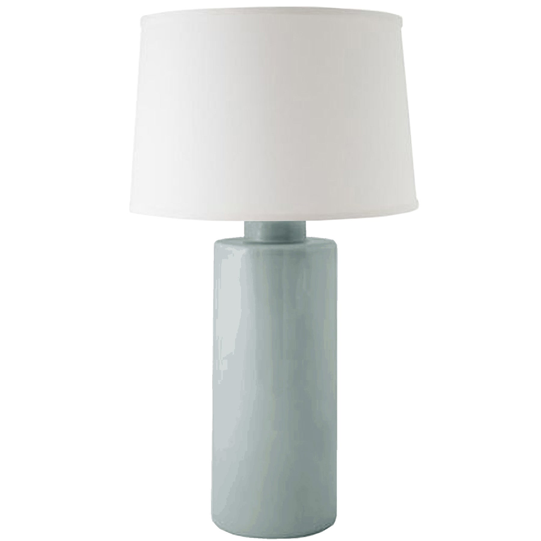 Lamb's Ear Blue Solid Column Lamp - Sea Green Designs
