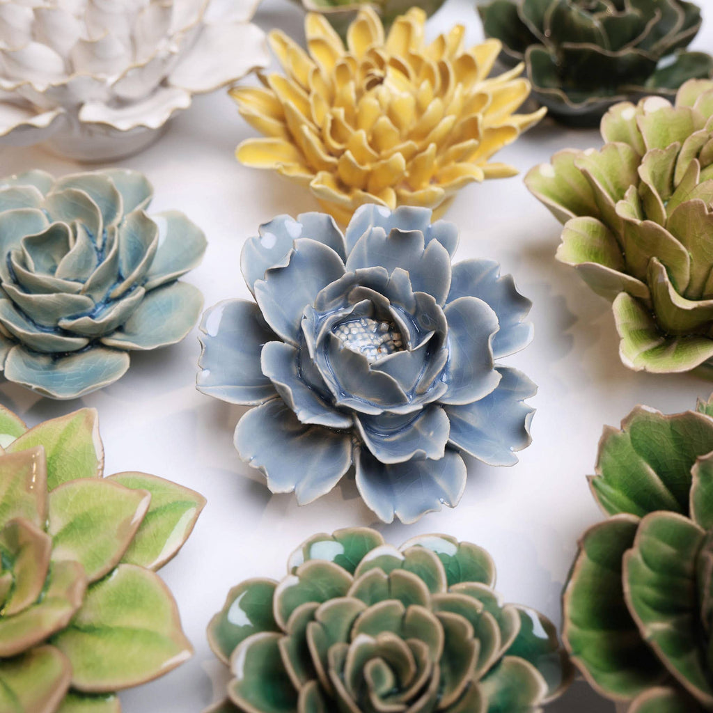 Hand Made Ceramic Flowers