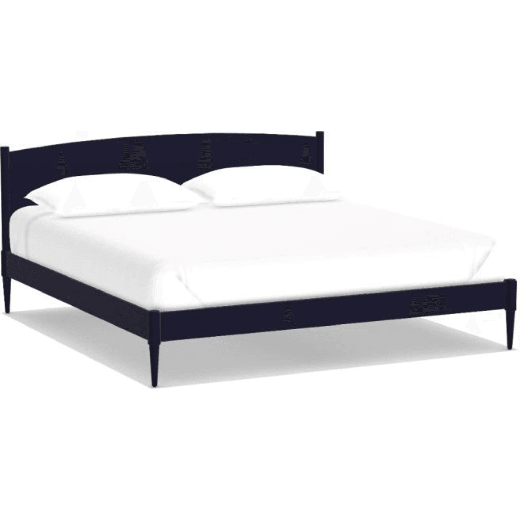 Enfield Low Platform Bed - Sea Green Designs