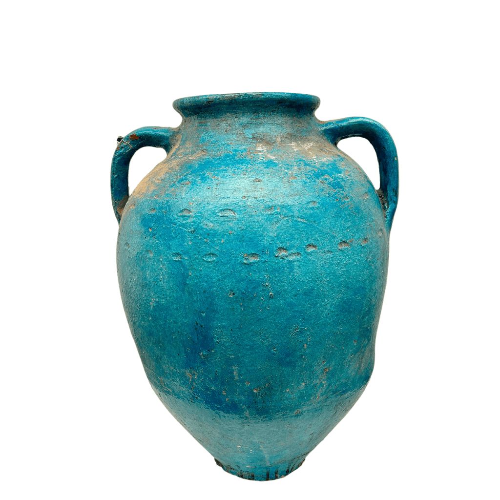 Extra Large Colored Found Amphora, Assorted - Sea Green Designs