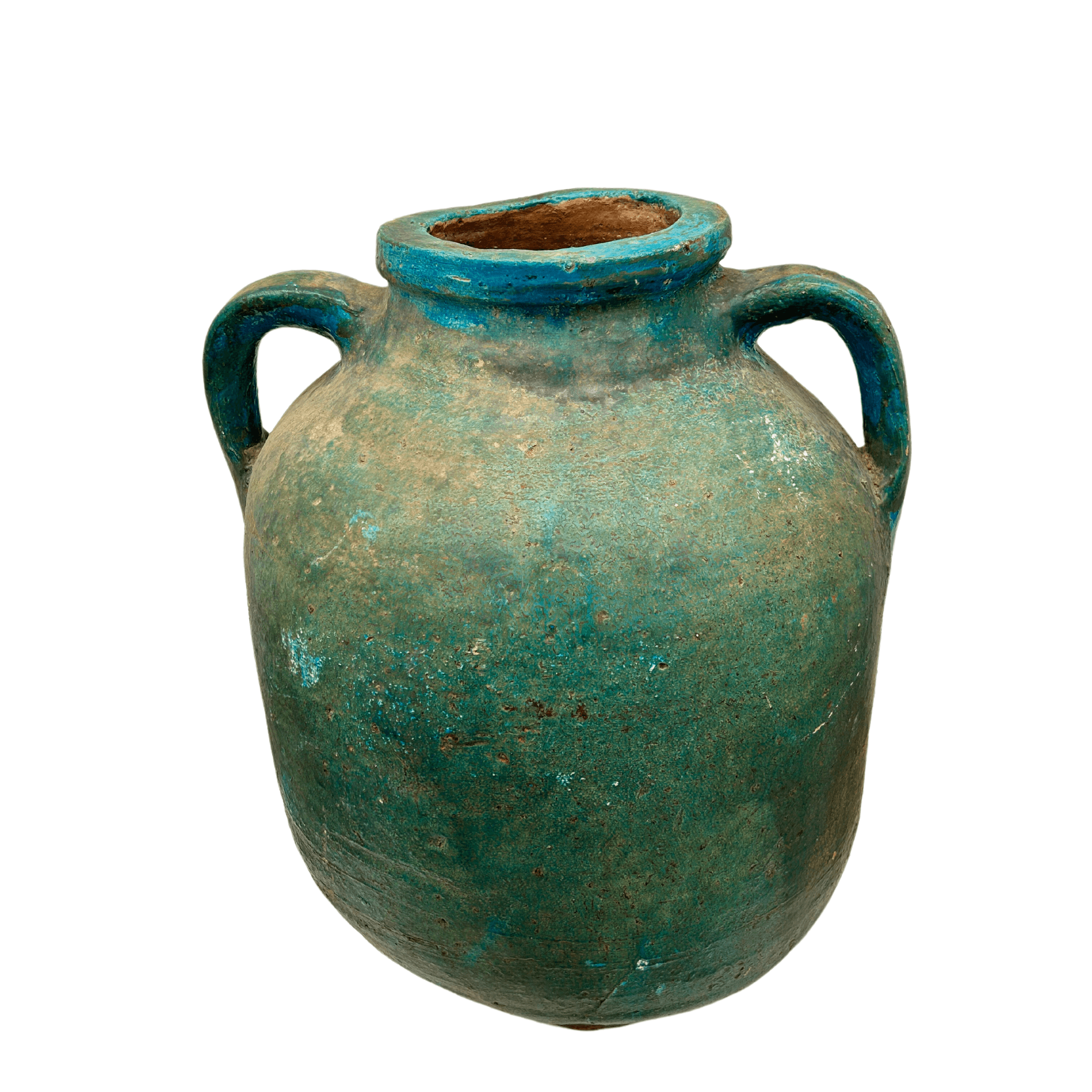 Extra Large Colored Found Amphora, Assorted - Sea Green Designs