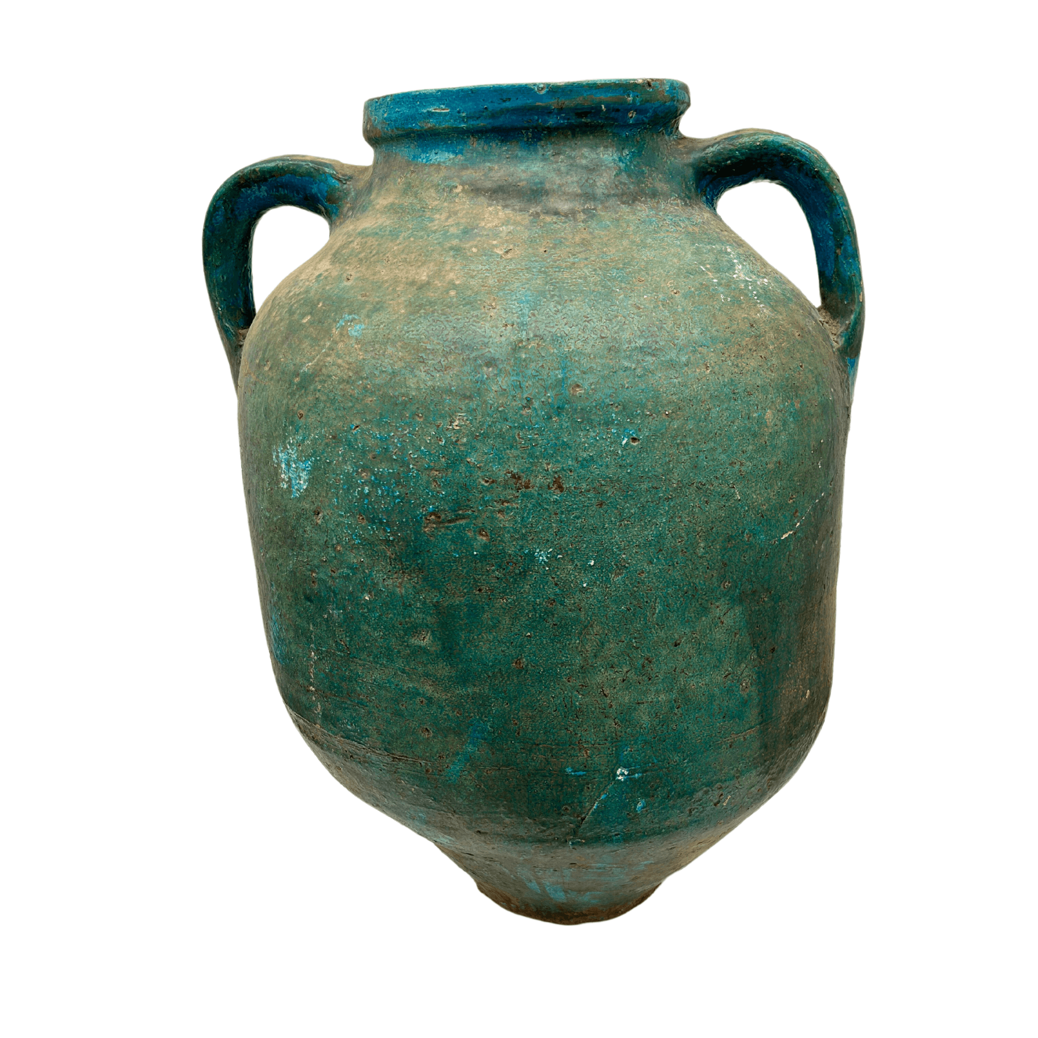 Extra Large Colored Found Amphora, Assorted - Sea Green Designs