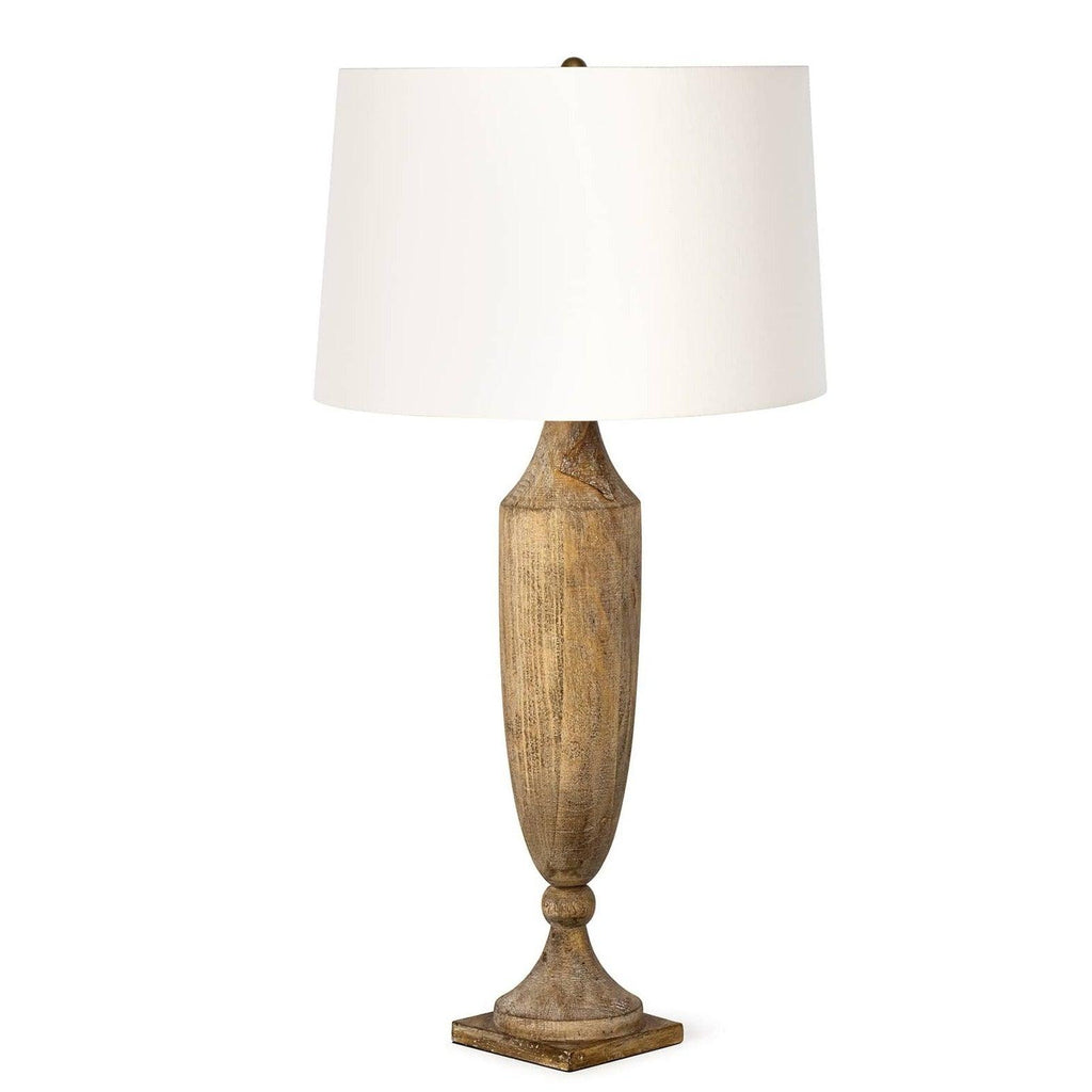 Georgina Wood Table Lamp - Sea Green Designs