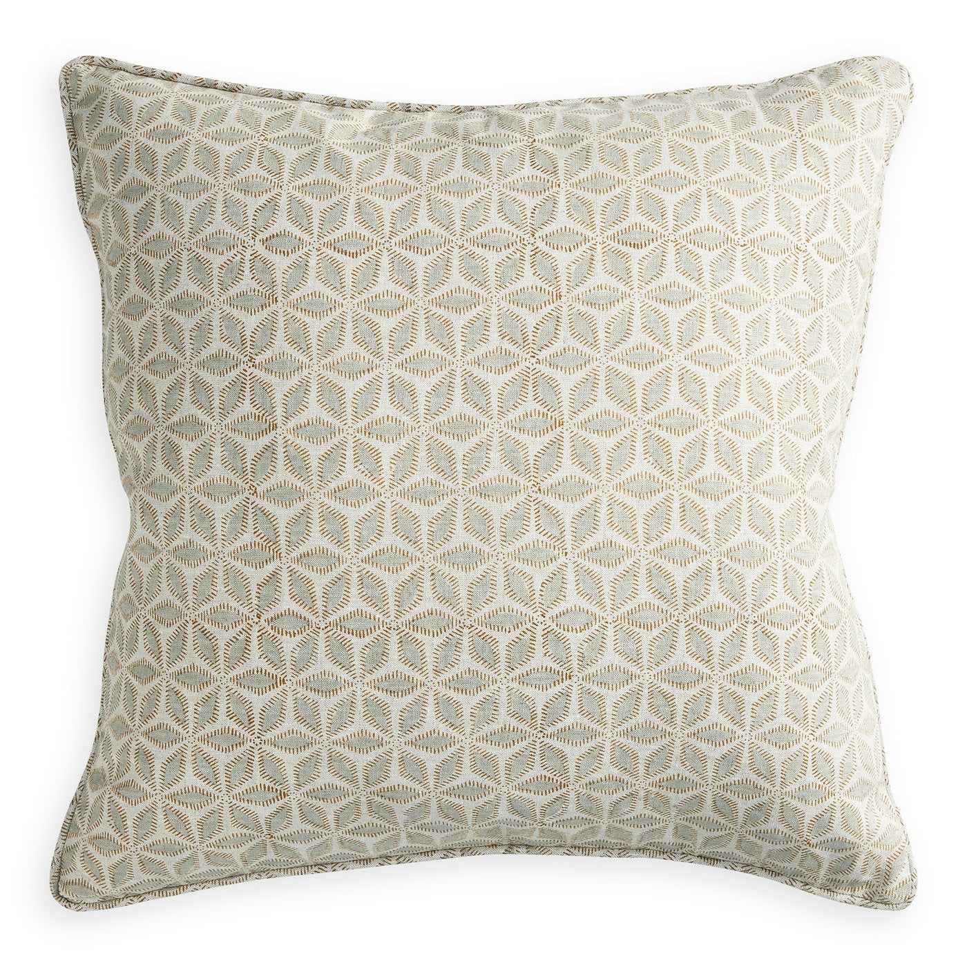 Hanami Elm Linen Pillow - Sea Green Designs