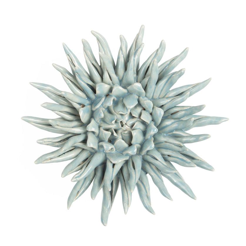Large Flower Blue - Sea Green Designs