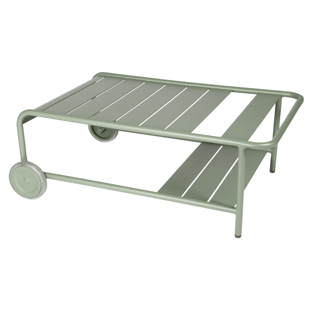 Luxembourg Low Table with Casters - Sea Green Designs