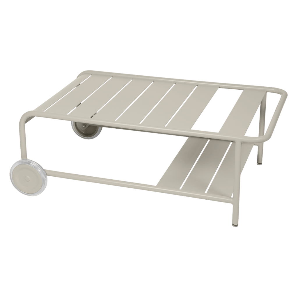 Luxembourg Low Table with Casters - Sea Green Designs