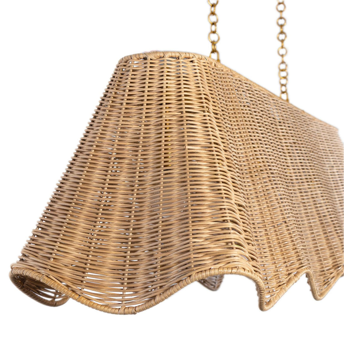 Margo Rattan Linear Chandelier