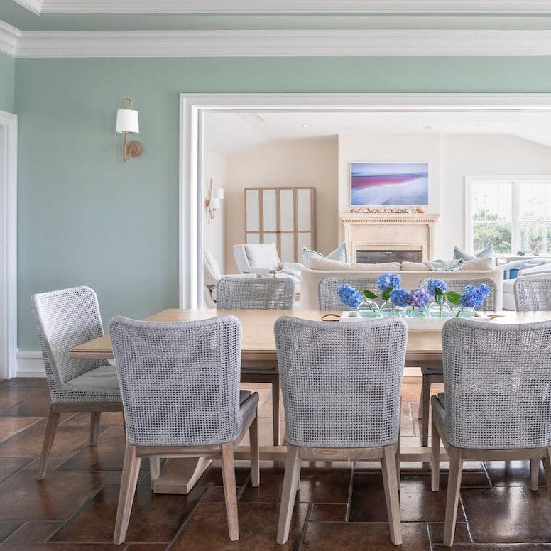 Mesh Dining Chair - Sea Green Designs