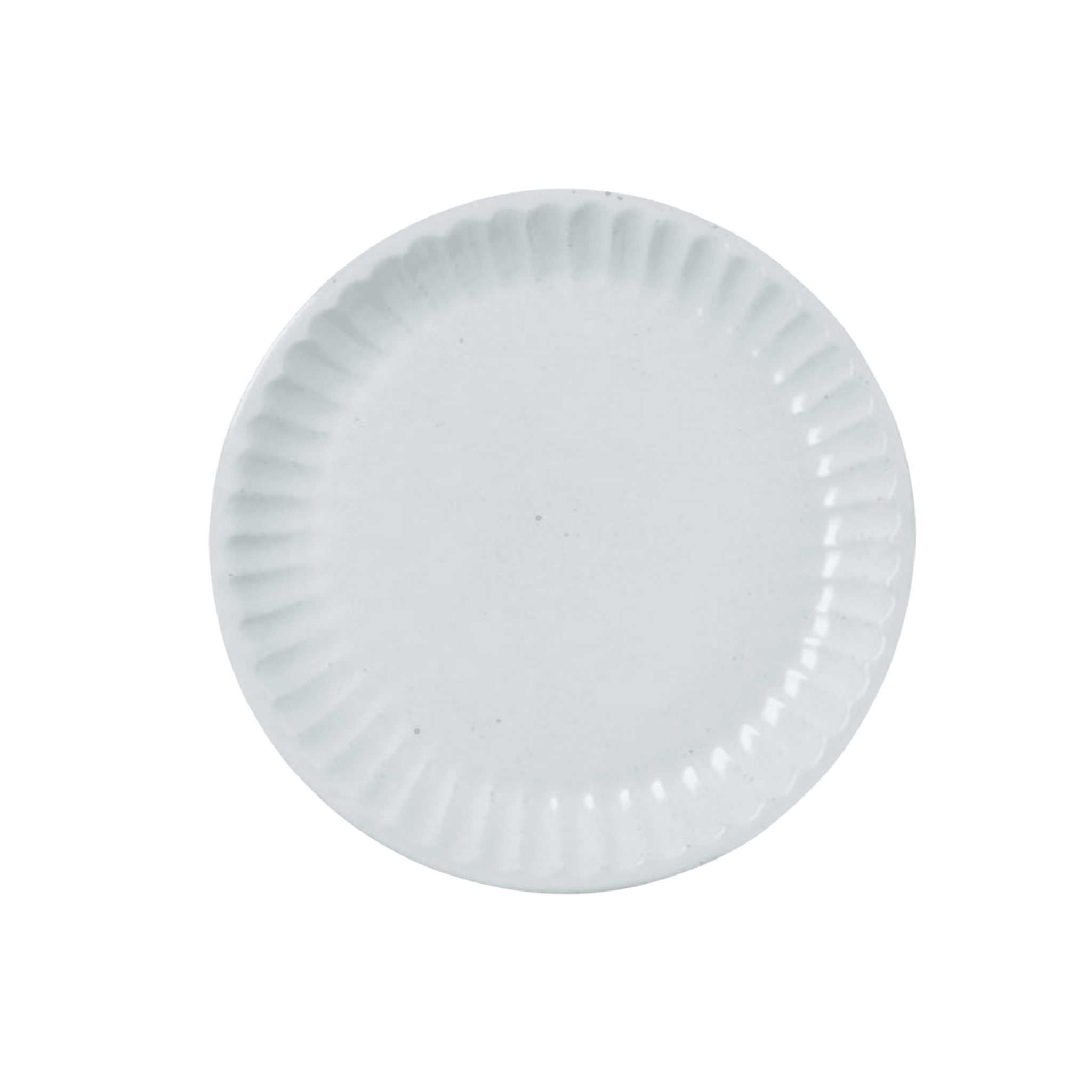 Nathalie Matte White Scallop Dinner Plate, Set of 4 - Sea Green Designs