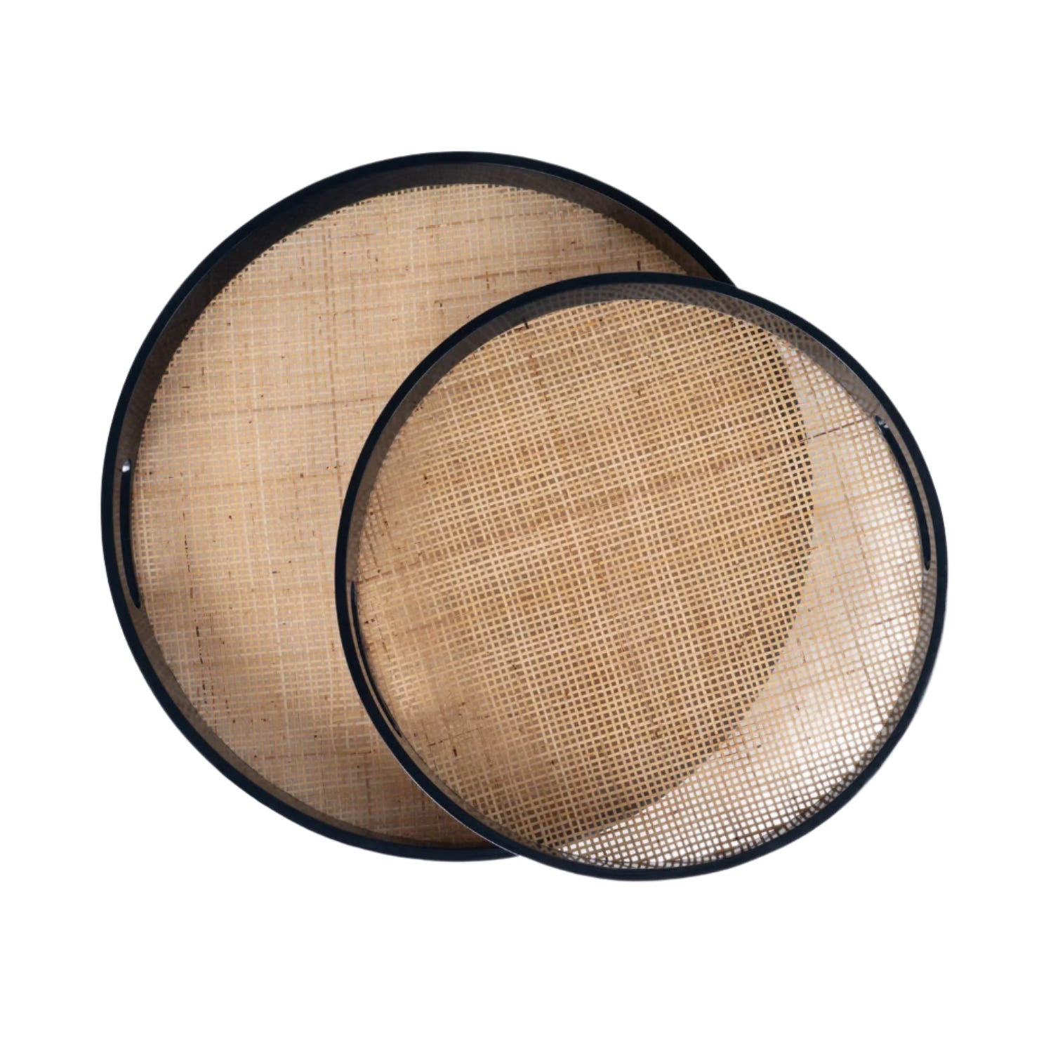 Elijah Round Tray, Set of 2 - Sea Green Designs