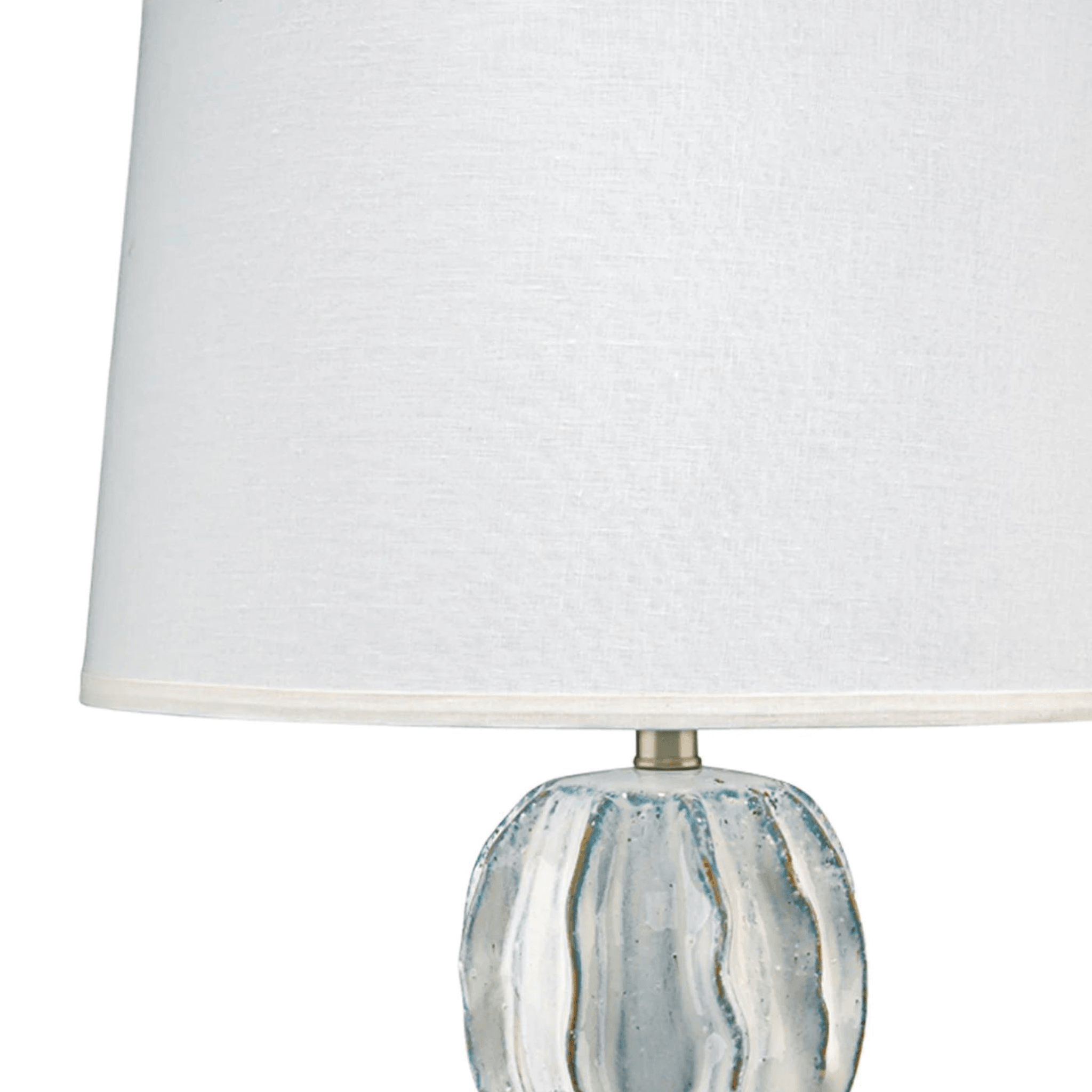 Oceane Gourd Table Lamp - Sea Green Designs