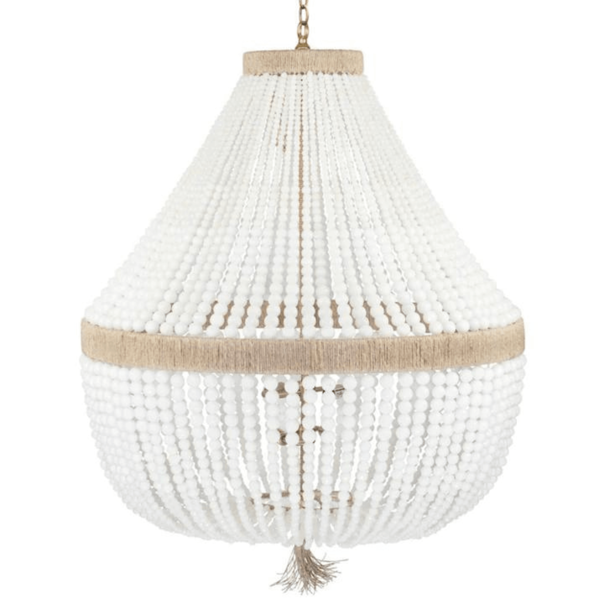 Orbit Beaded Chandelier - Sea Green Designs